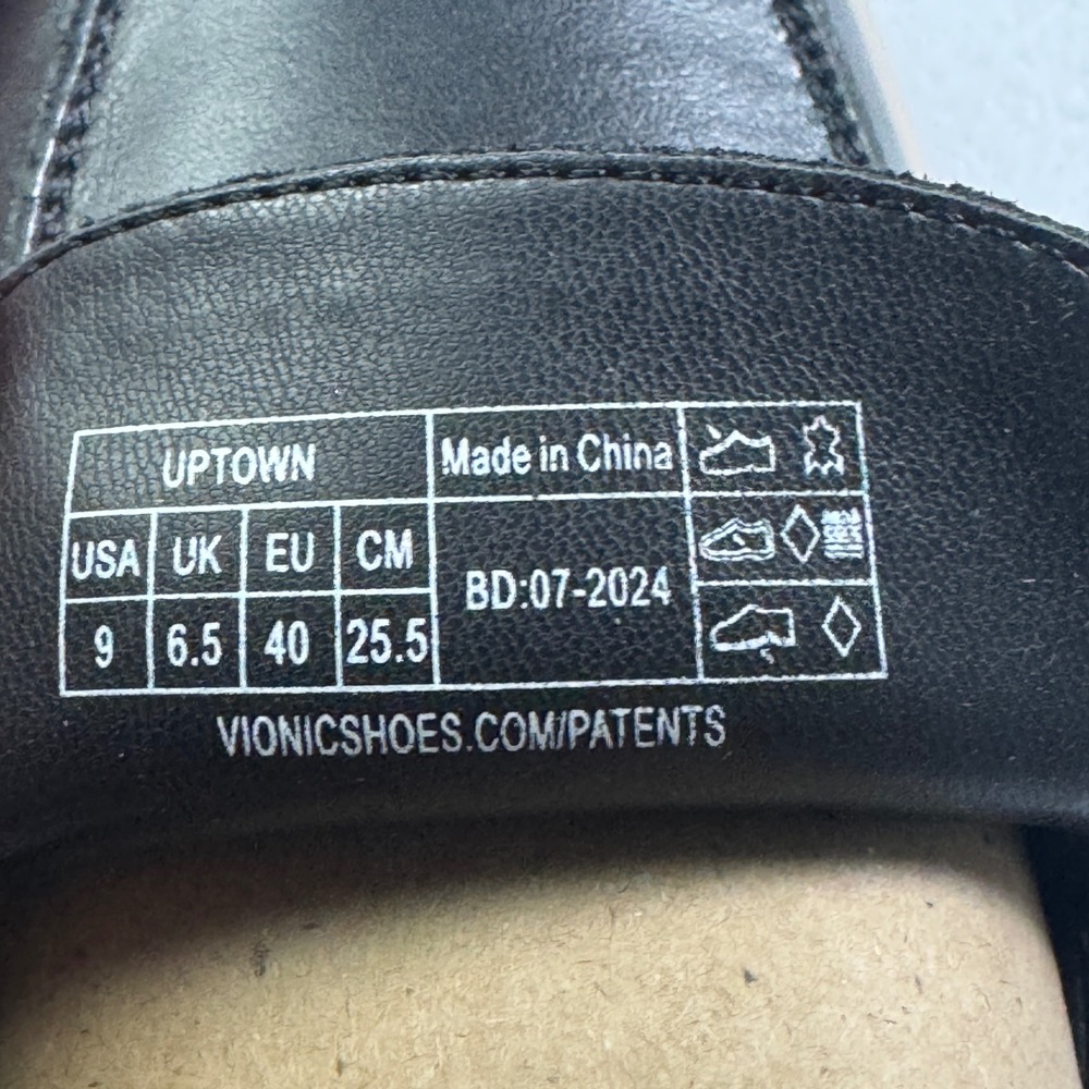 Vionic Uptown Womens 9 Black Leather Platform Penny Loafer Sneaker 609L2002 - Picture 14 of 16